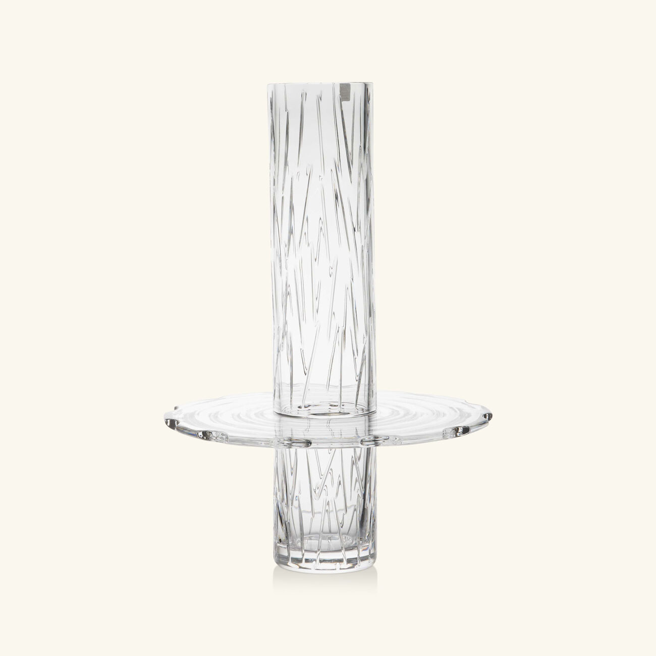 ماريو تشيوني مزهرية داون تاون شفافة بحجم كبير