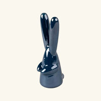 Bunny Sculpture Small Blue lladro bunny sculpture small blue