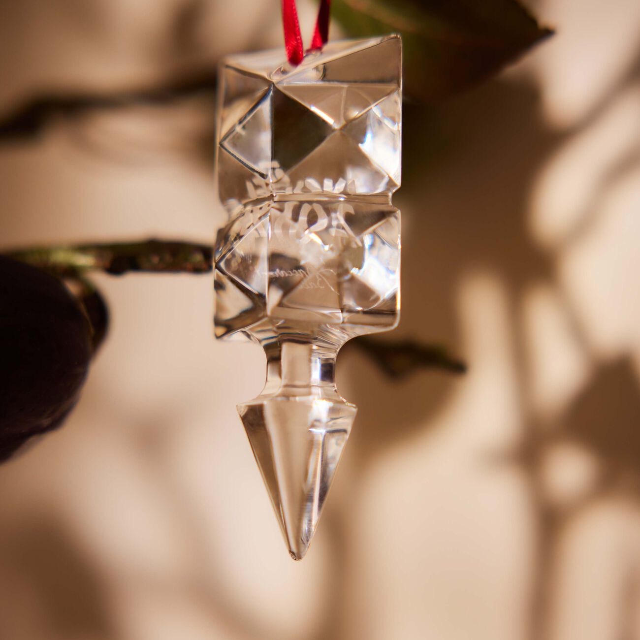 باكارا قطعة الزينة نويل لوكسر 2024 ميني باللون الشفاف