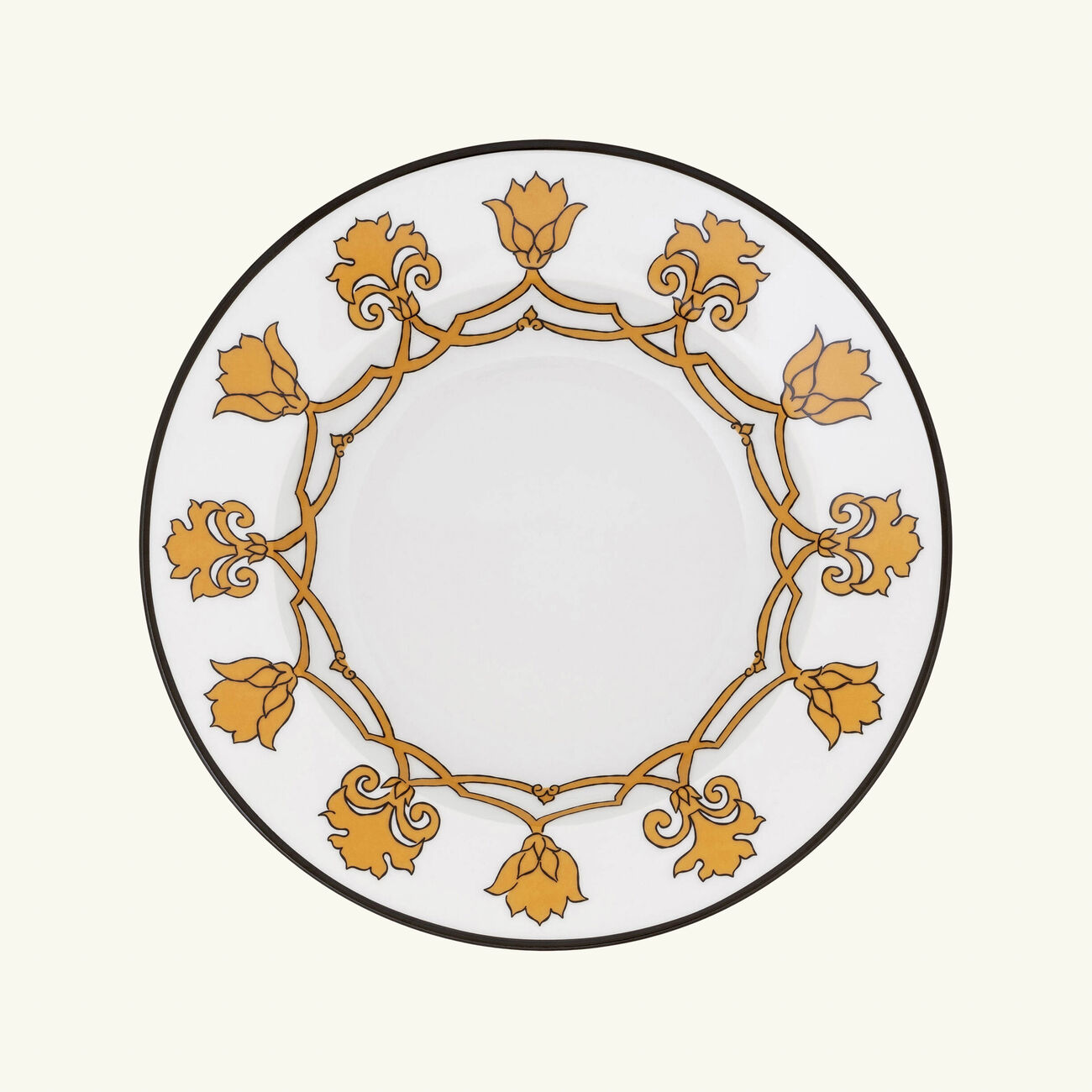 pinto paris jaipur soup plate orange 22cm