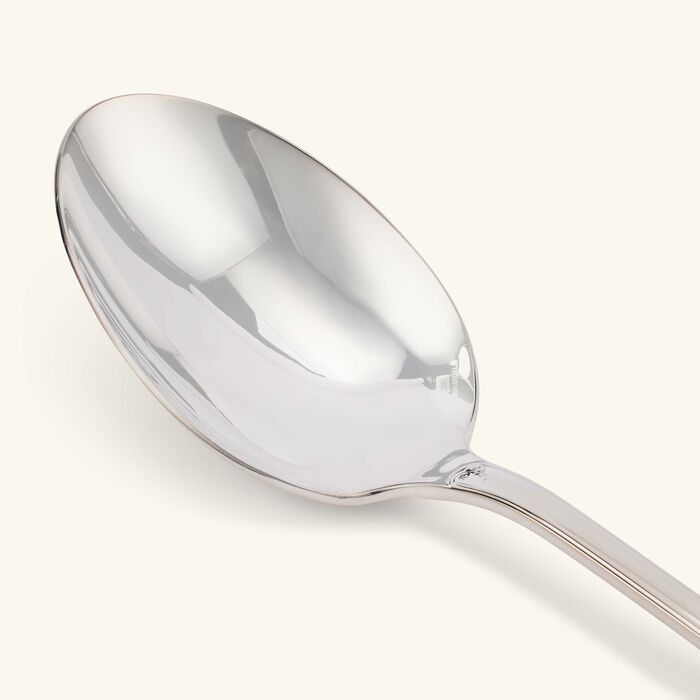 christofle malmaison serving spoon silver plated