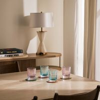 baccarat harmonie drinking glass pink set of 2