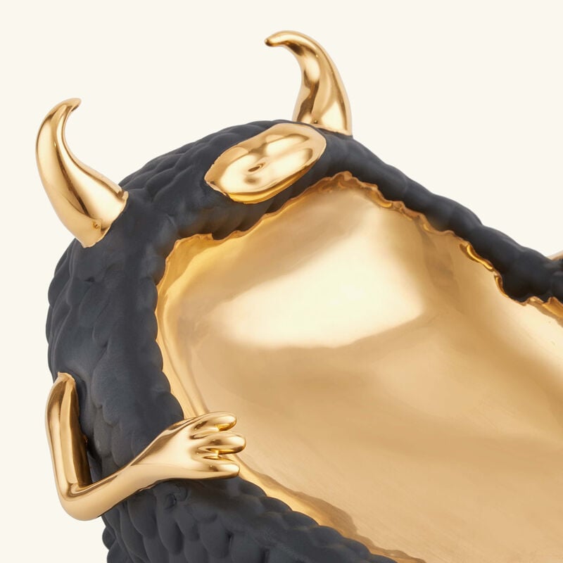 Haas Lazy Susan Tray Small Black l objet haas lazy susan tray small black