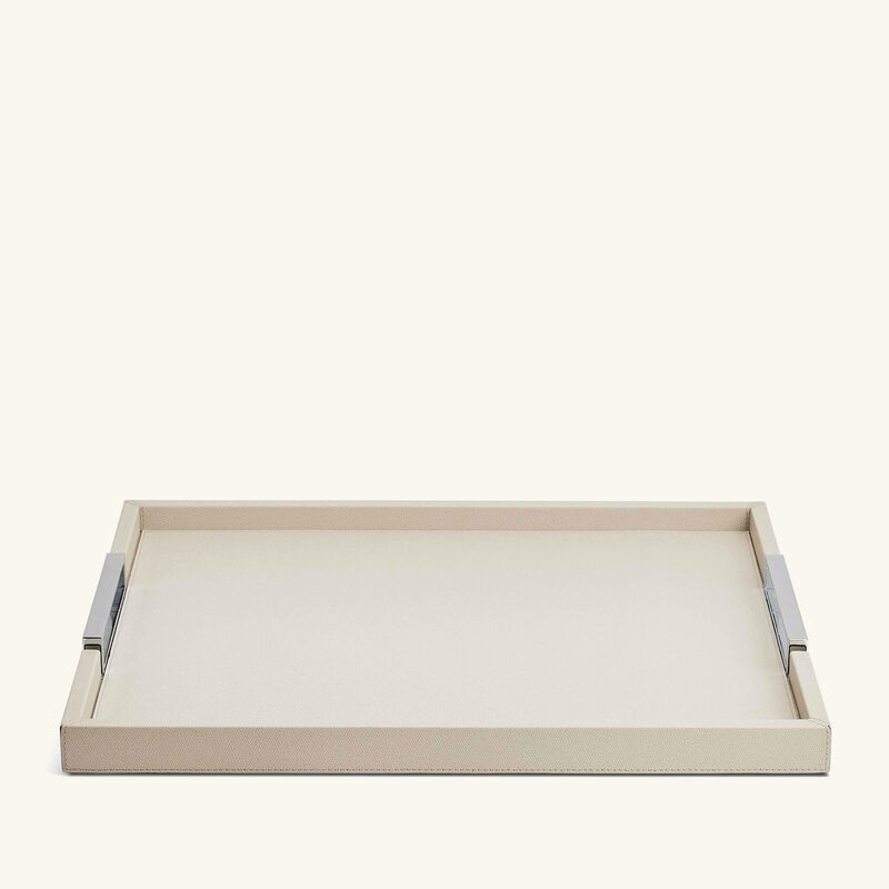 Victor Tray Rectangular Large White giobagnara victor tray rectangular large white