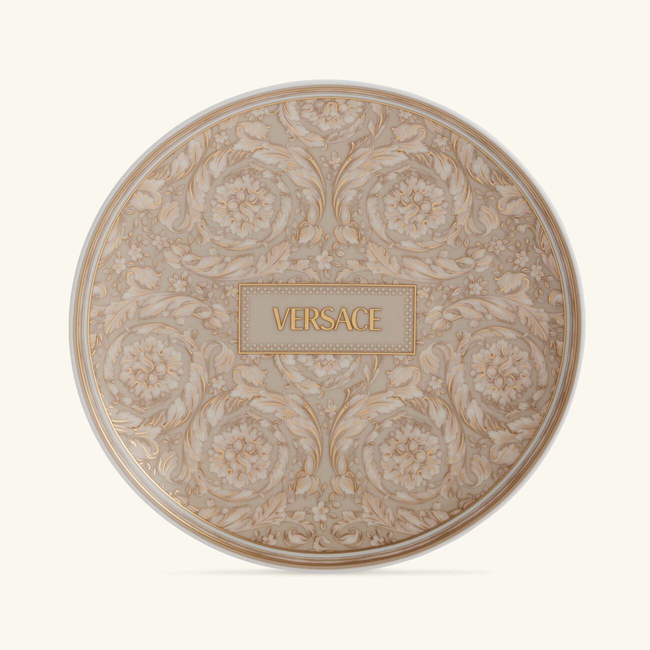 Barocco Beige Bread & Butter Plate Round 17 cm versace barocco beige bread butter plate round 17 cm