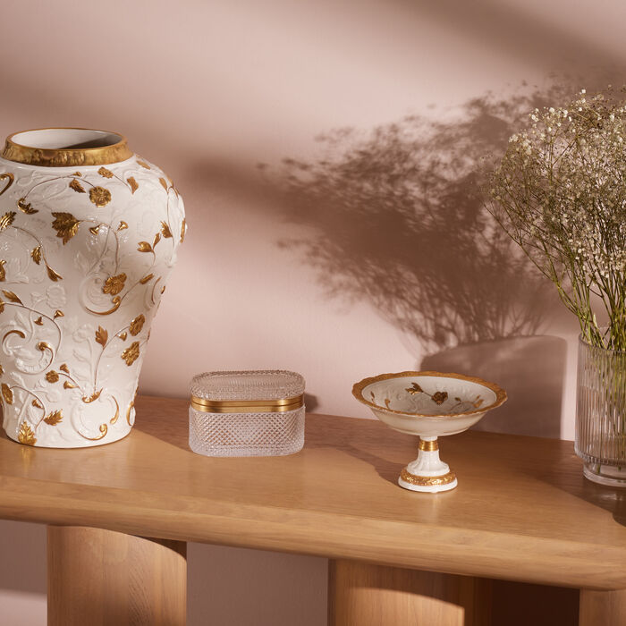 فيلاري قطعة ديكور مركزية تاورمينا بيضاء