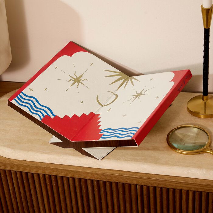 assouline culture classic bookstand pebble