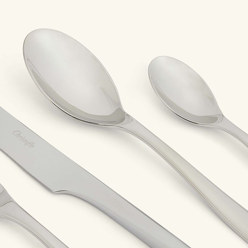 l ame de christofle flatware set 75 pieces stainless steel