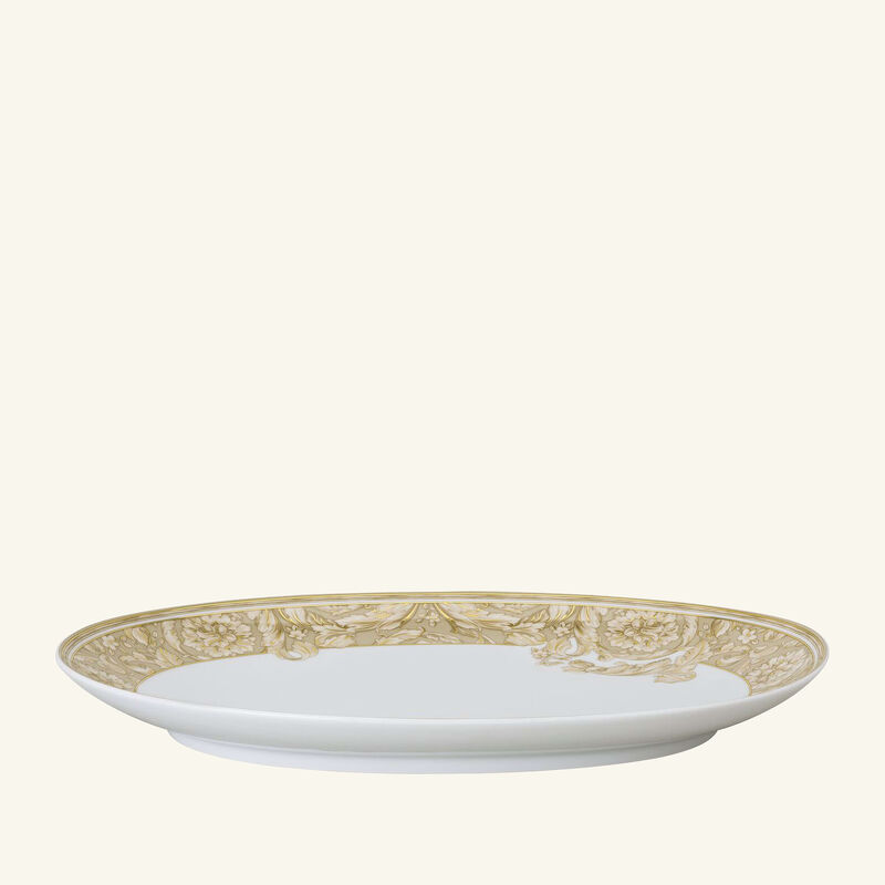 Barocco Beige Serving Platter Oval 33 cm versace barocco beige serving platter oval 33 cm
