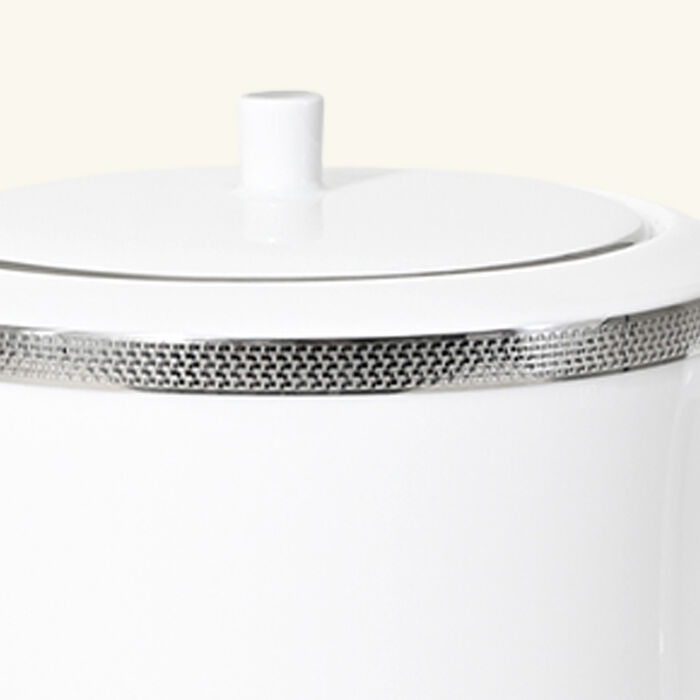 Maille Platine Coffee & Tea Pot White bernardaud maille platine coffee tea pot white