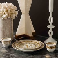 فيرساتشي طبق فيرتوس جالا دائري أبيض 17 سم