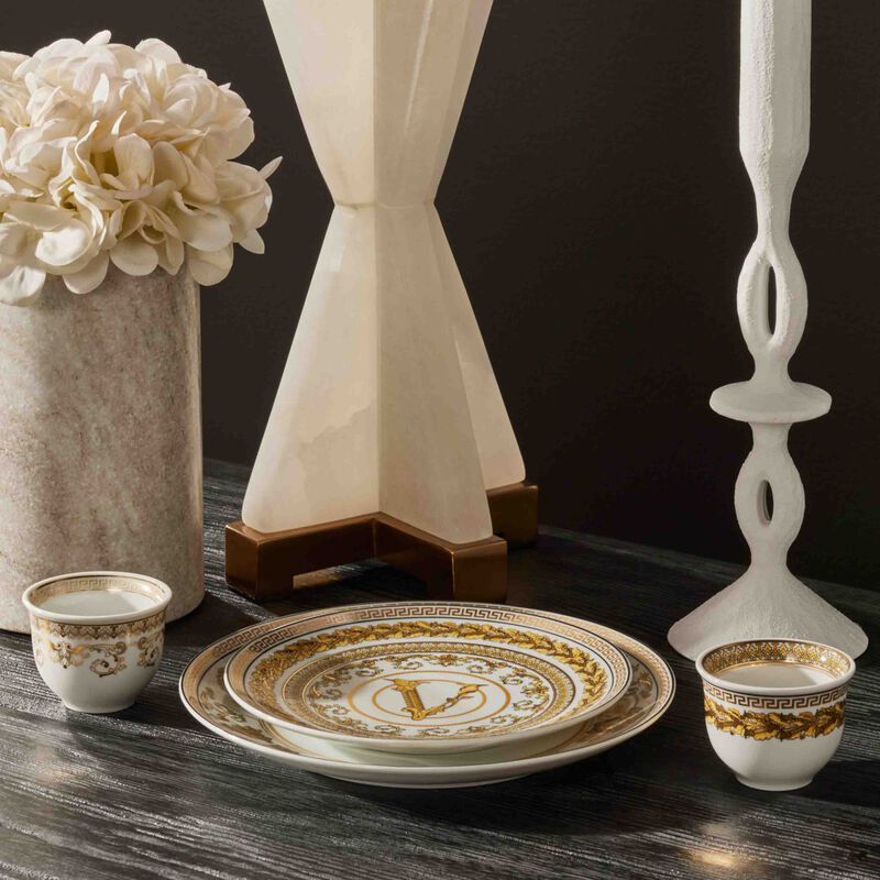 فيرساتشي طبق فيرتوس جالا دائري أبيض 17 سم