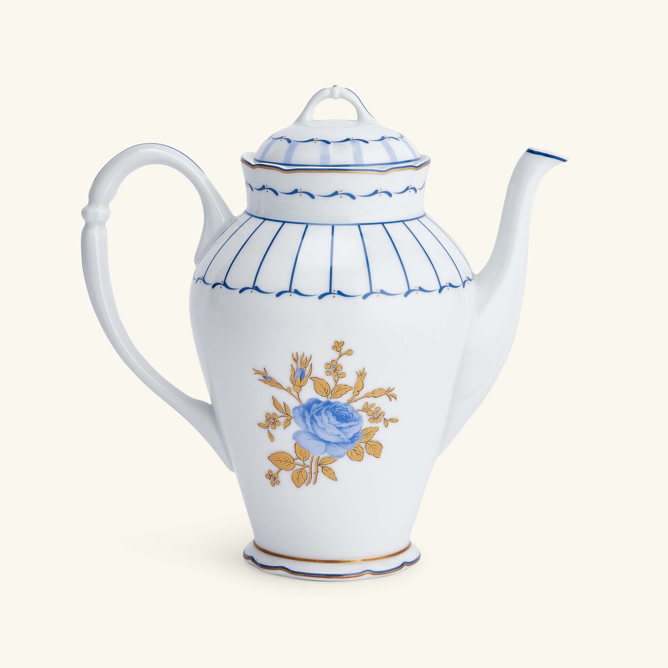 bernardaud brocante coffee pot blue