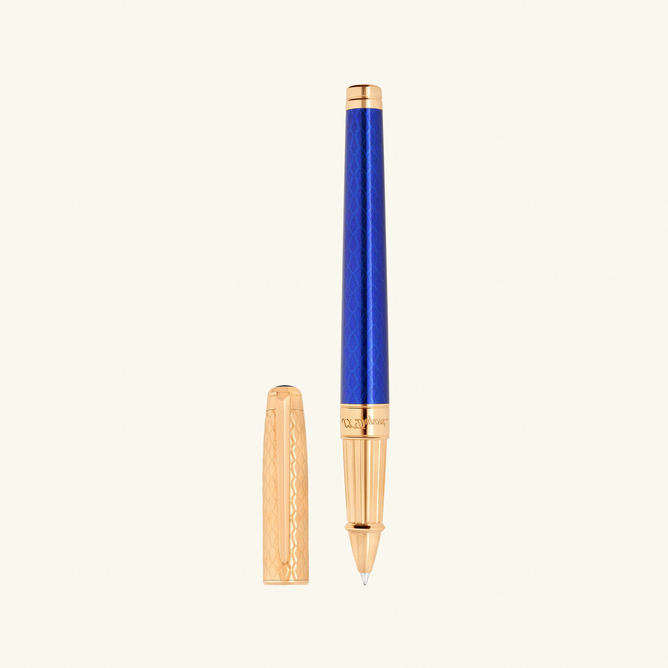 st dupont line d eternity rollerball pen dark blue