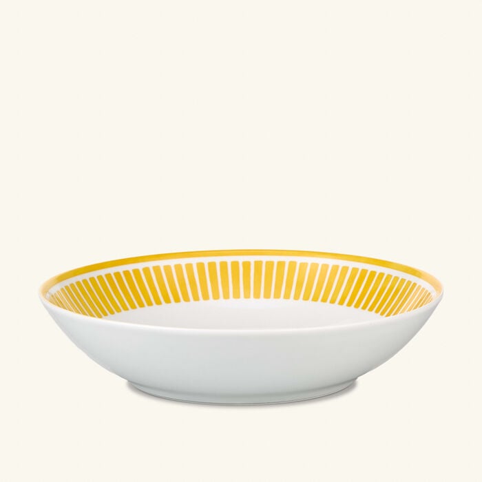 Malmaison Riviera Soup-Cereal Pasta Bowl Round Yellow 19 cm christofle malmaison riviera soup cereal pasta bowl round yellow 19 cm
