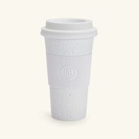 bernardaud ecume travel cup white