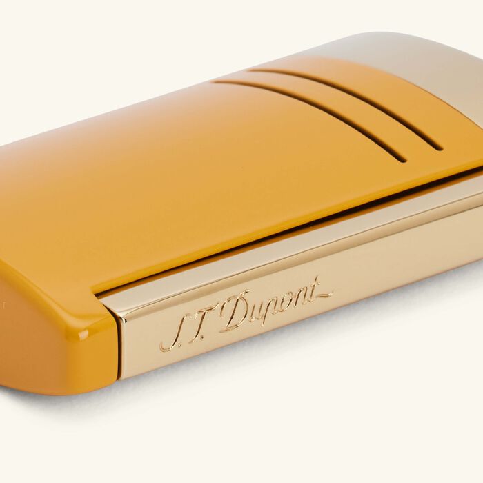 st dupont maxijet lighter yellow