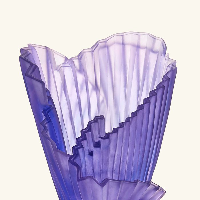 daum croisi re vase medium blue
