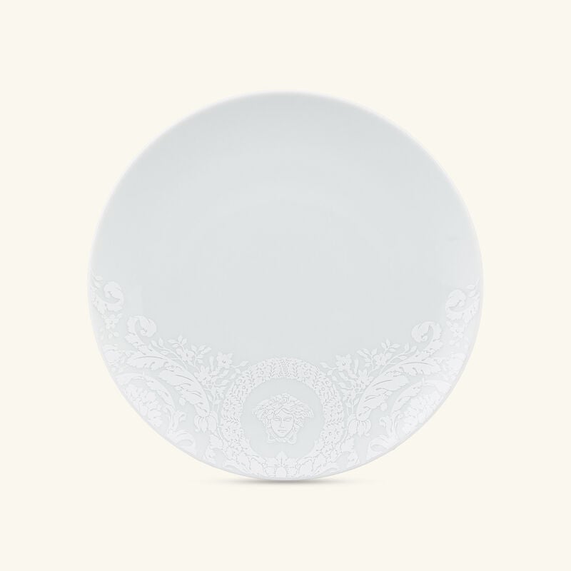 Barocco'92 Bianco Bread Plate Round White 17cm versace barocco 92 bianco bread plate round white 17cm