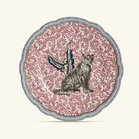 Collection Braquenié Dessert Plate Round Red 21cm Set of 4 bernardaud collection braqueni dessert plate round red 21cm set of 4