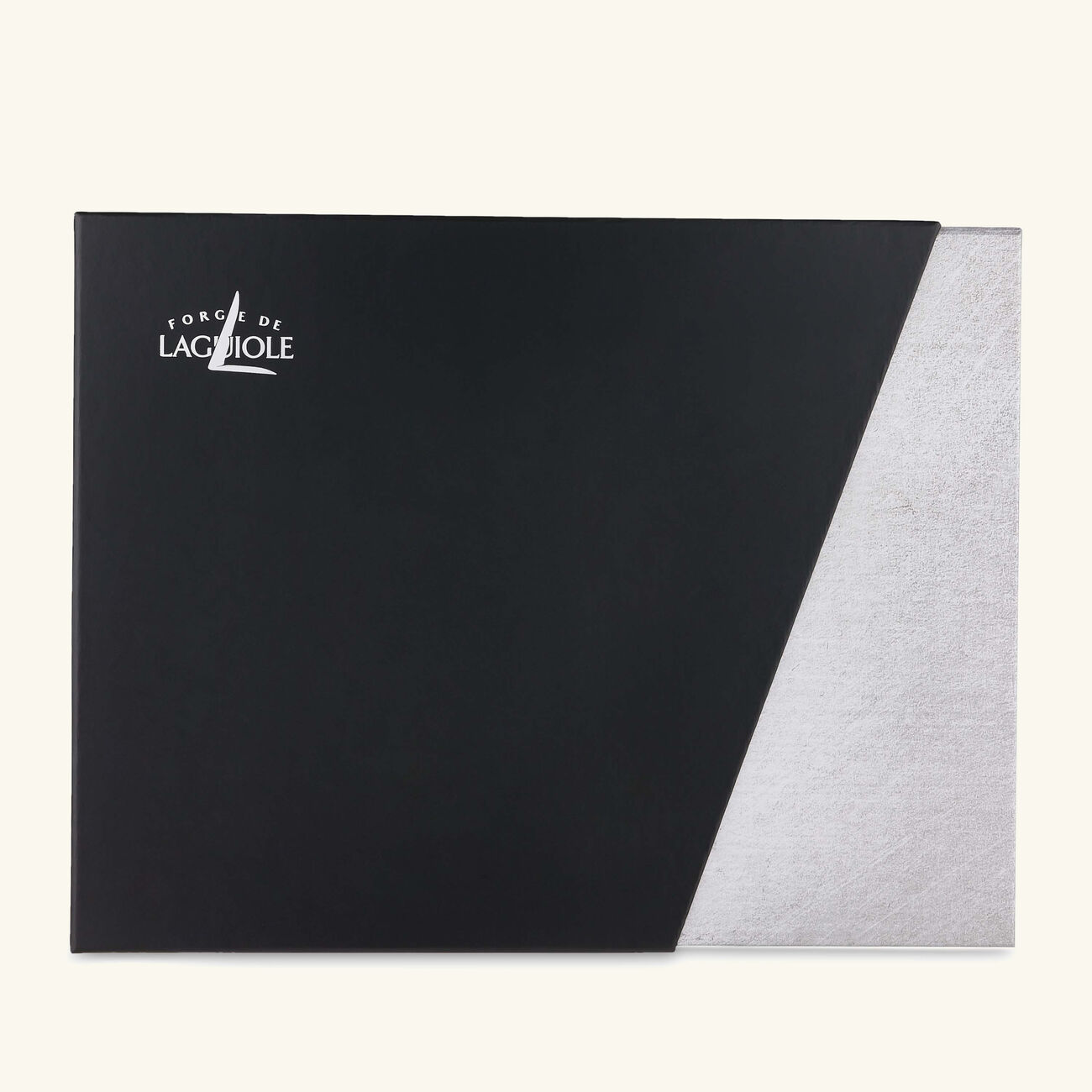 forge de laguiole black handle table knife black set of 6