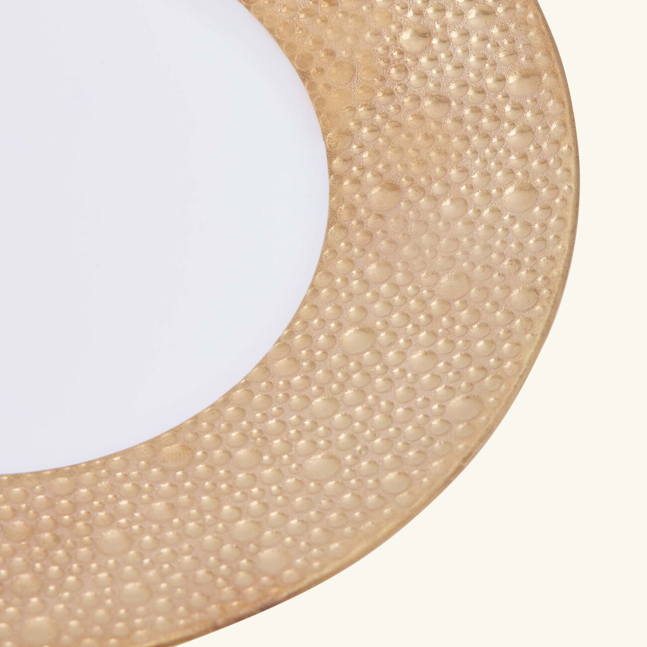 bernardaud ecume bread   butter plate round gold 16cm