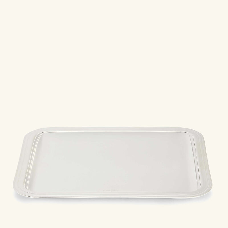 christofle albi serving tray rectangular small silver plated