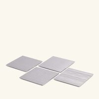 Thorpe Coaster Stainless Steel Set Of 4 ralph lauren home thorpe coaster stainless steel set of 4