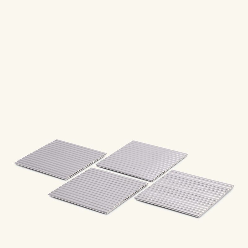 Thorpe Coaster Stainless Steel Set Of 4 ralph lauren home thorpe coaster stainless steel set of 4