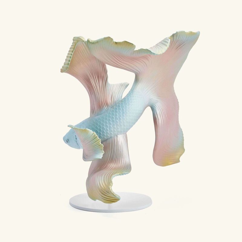 Betta Fish Sculpture Left Medium Pink lladro betta fish sculpture left medium pink