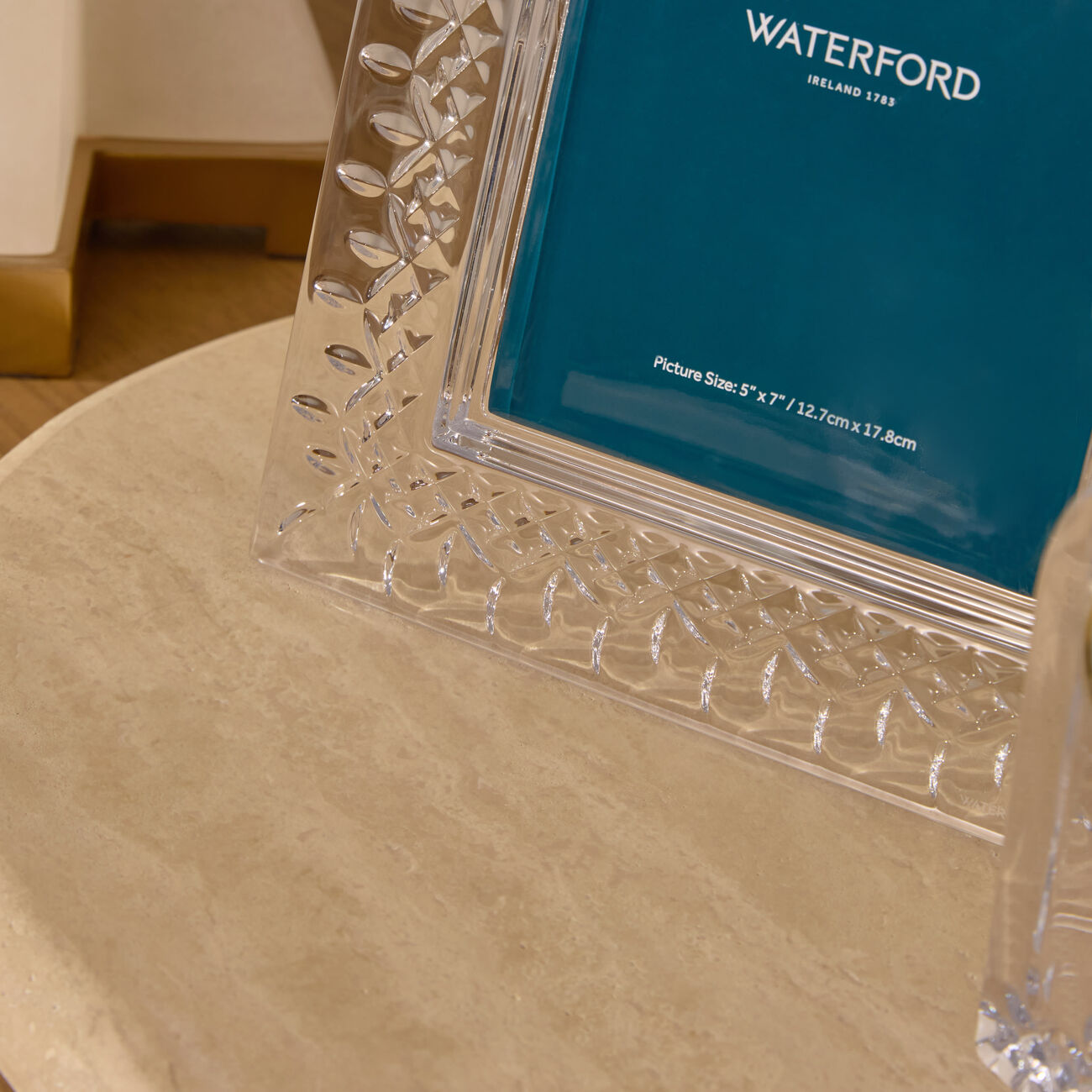 waterford lismore photo frame clear 5x7in