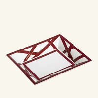 Nastri Trinket Tray Rectangular Large Red missoni home nastri trinket tray rectangular large red
