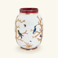 Aux Oiseaux Toscan Vase Medium Gold bernardaud aux oiseaux toscan vase medium gold