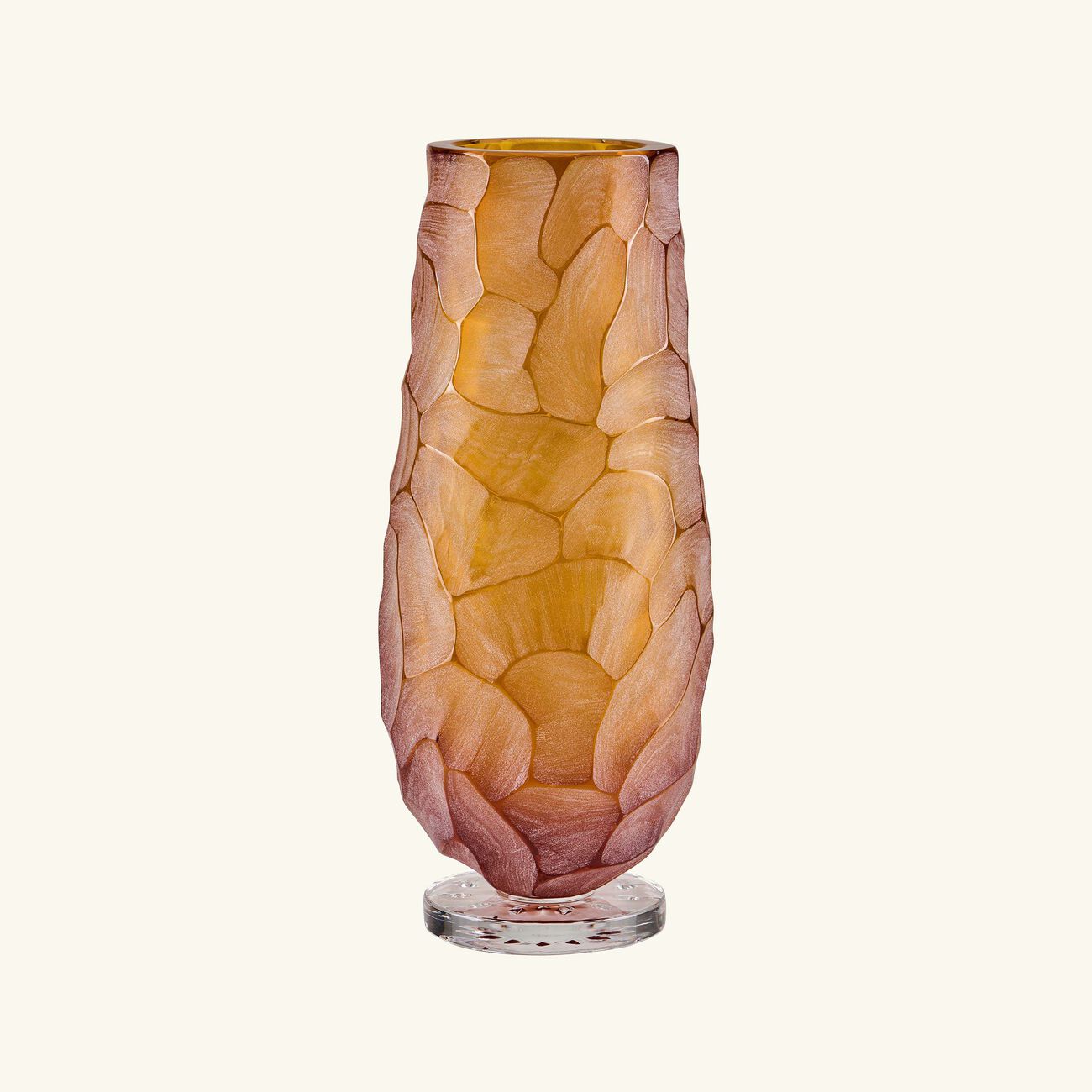 Sagamore Vase Large Amber mario cioni c sagamore vase large amber