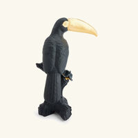 lladro toucan sculpture medium black limited edition