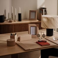 جيوبانيارا قاعدة إيلي صعب مونوغرام تورون للمكتب باللون البيج