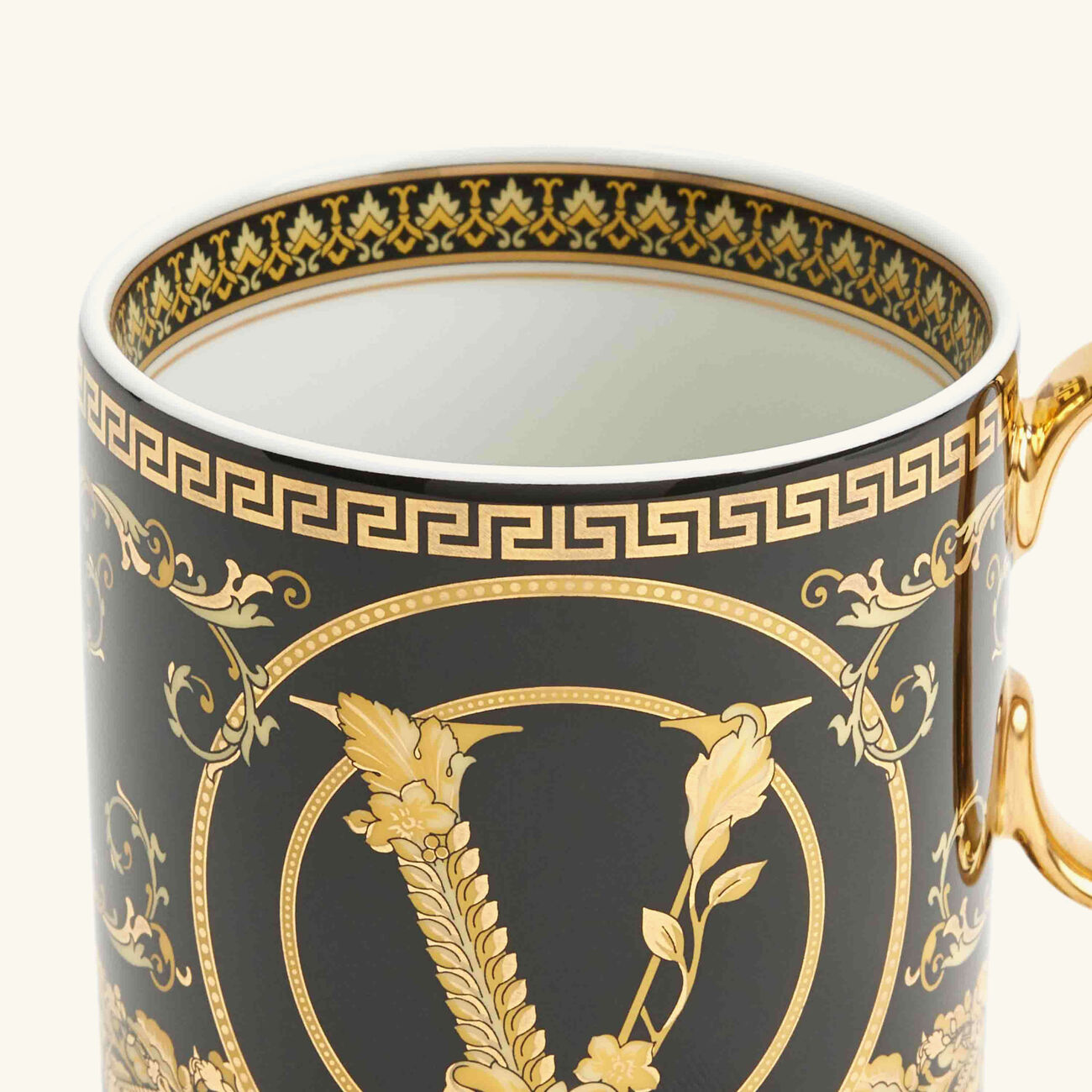 Virtus Gala Mug Black versace virtus gala mug black