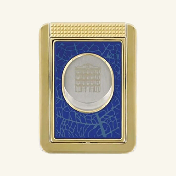 st dupont partagas cigar cutter blue