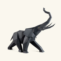 lladro bull sculpture small black