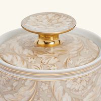 versace barocco beige sugar bowl
