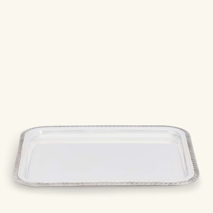 Malmaison Serving Tray Rectangular Small Silver Plated 20cm christofle malmaison serving tray rectangular small silver plated 20cm