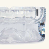 Medusa Lumiere Ashtray Octagonal Small Clear versace medusa lumiere ashtray octagonal small clear