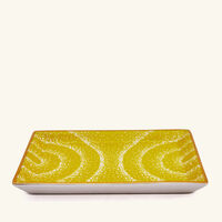 jonathan adler vapor trinket tray rectangular yellow