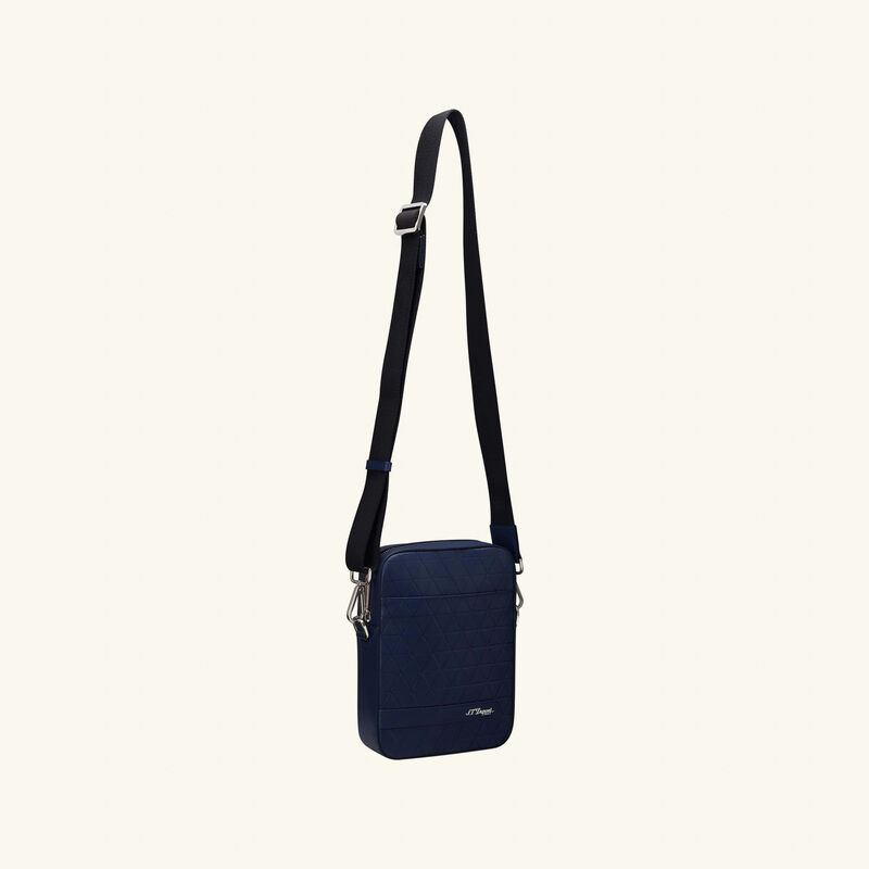 st dupont firehead shoulder bag blue