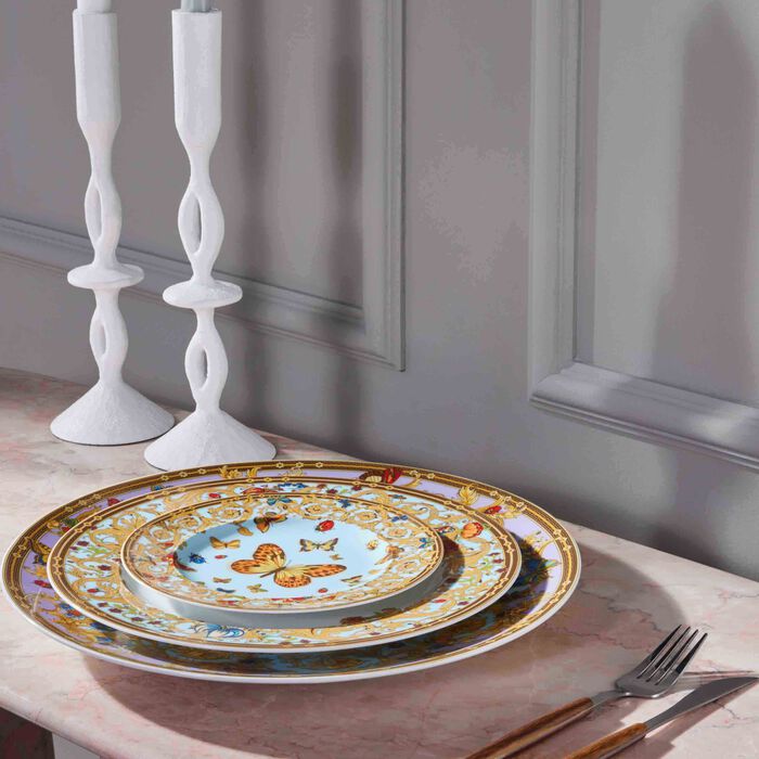 le jardin de versace plate round 18cm