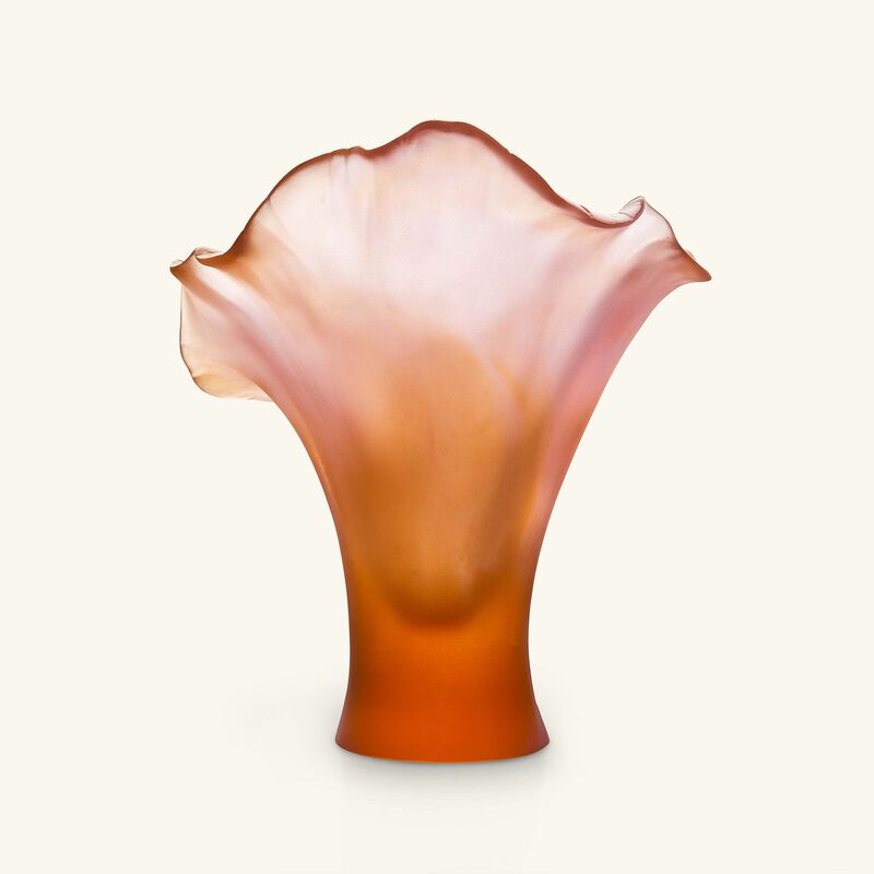Arum Vase Small Orange daum arum vase small orange