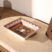 Thistle Rectangular Tray Pink etro thistle rectangular tray pink