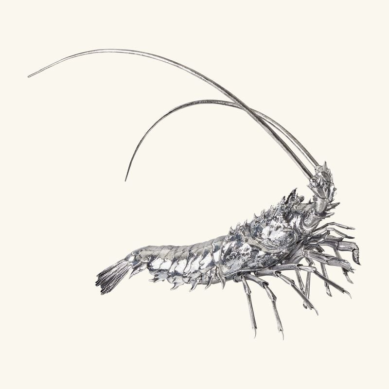 Marina Sailfish Lobster Sculpture Silver Large buccellati marina sailfish lobster sculpture silver large