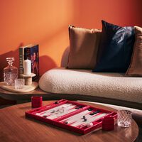 vido alligator backgammon set medium