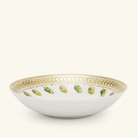 bernardaud constance dessert plate round green 19cm
